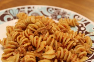 Cheesy Ground Turkey Pasta Recipe