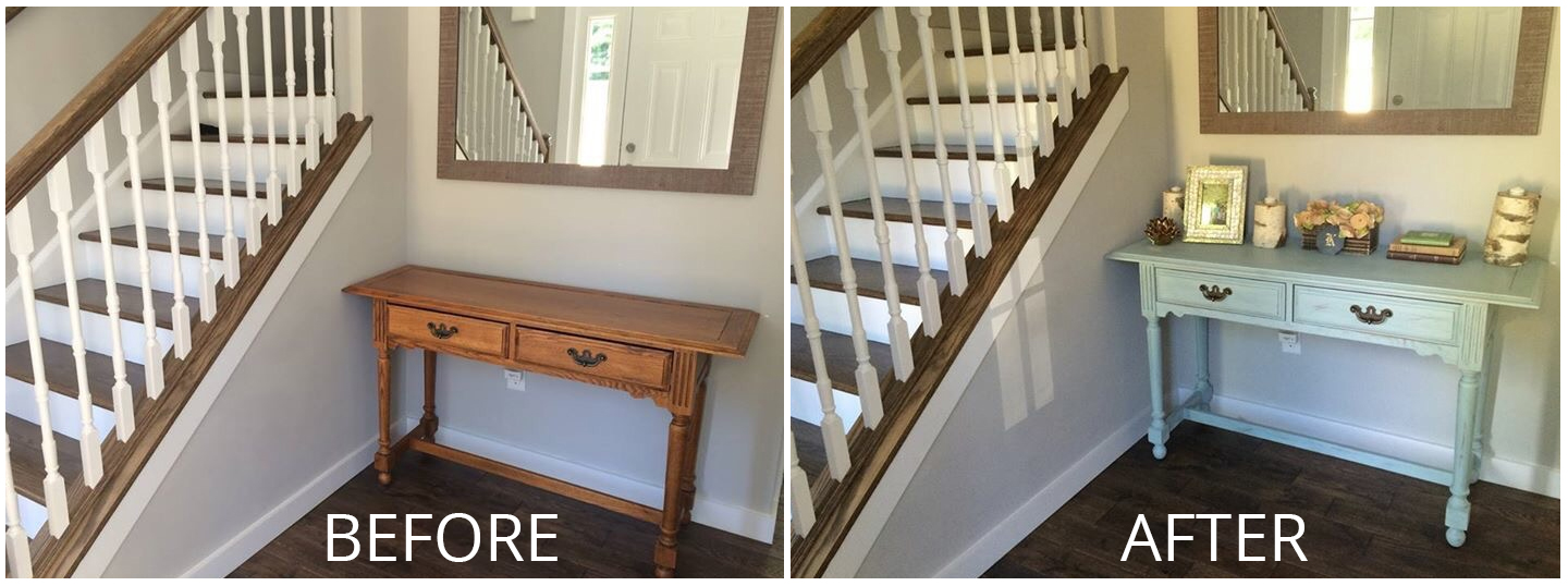 Entry Table Redo From Craigslist to Entryway